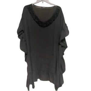 Ekouaer Black Women's Top or short dress